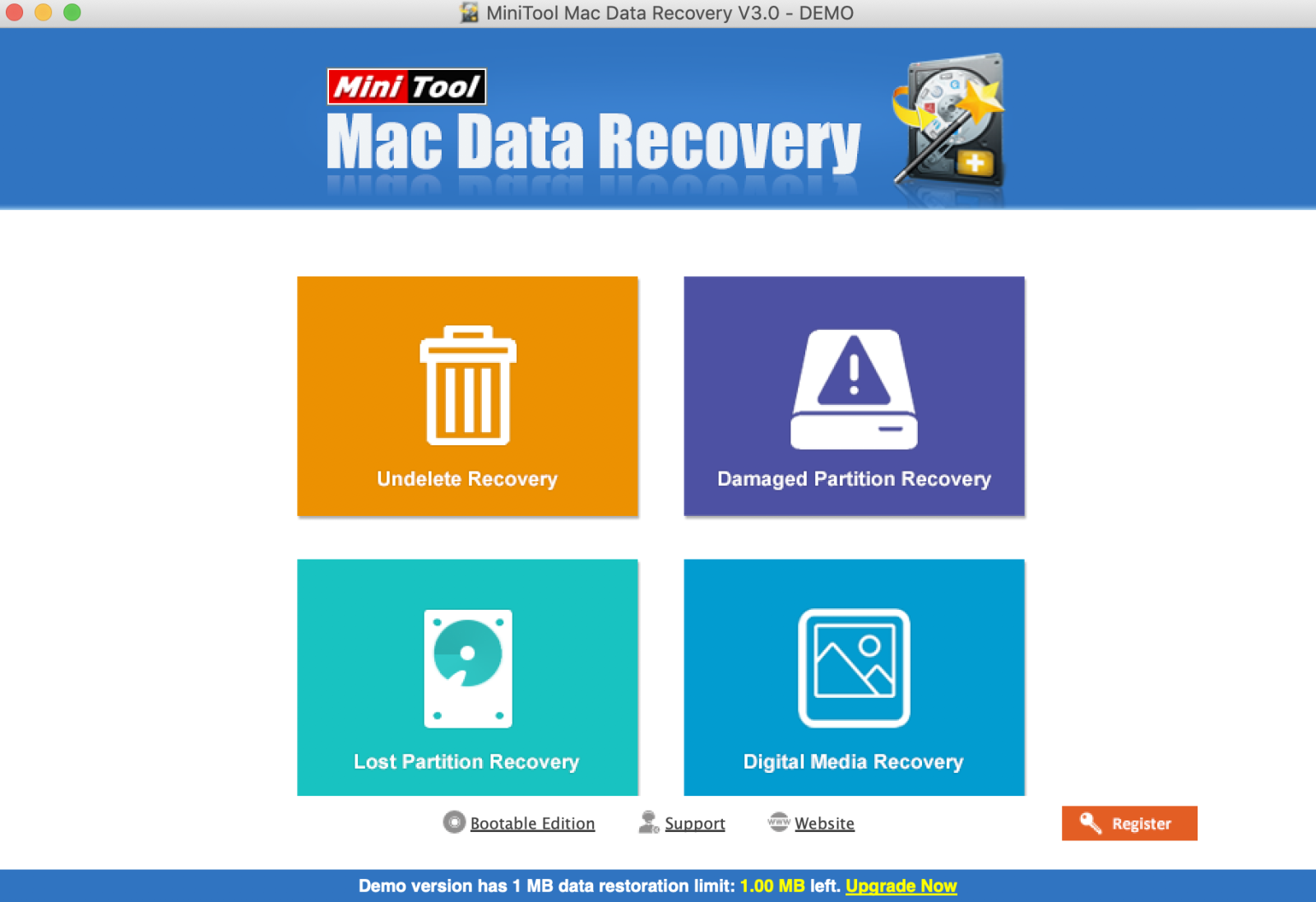 minitool power data recovery v7.0 has stopped working won